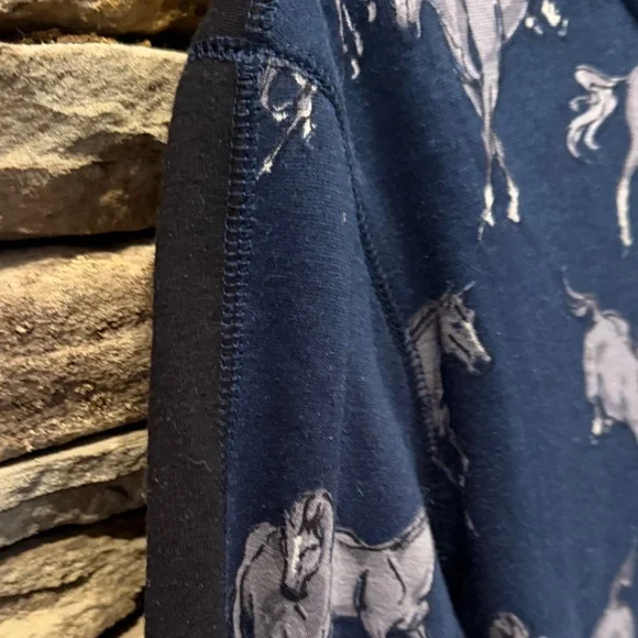 Kerrits Blue Horse Pattern Hoodie - Picture 5 of 9